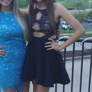 Windsor black skater dress
